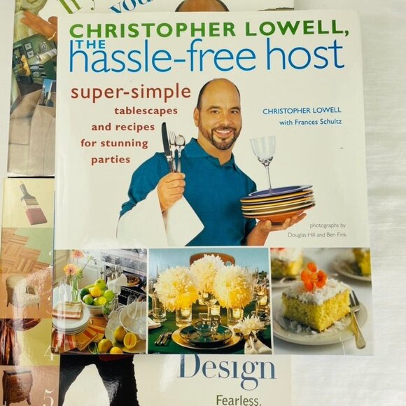 Christopher Lowell Decorating and Entertaining Hardcover Paperback Books u Set 3 - Picture 4 of 9